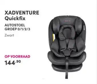 Baby & Tiener Xadventure Quickfix Autostoel Groep 0-1-2-3 Zwart aanbieding