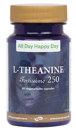 De Online Drogist All Day Happy Day L-Theanine 250mg Vegacaps aanbieding