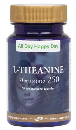 De Online Drogist All Day Happy Day L-Theanine 250mg Vegacaps aanbieding