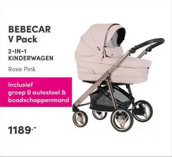 Baby & Tiener Bebecar V Pack 2-In-1 Kinderwagen Rose Pink aanbieding