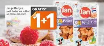 Dagwinkel Jan Poffertjes Met Boter En Suiker 335g aanbieding