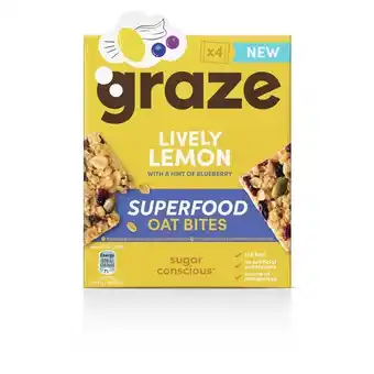 Albert Heijn Graze Lively lemon superfood oat bites aanbieding