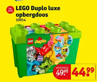 Kruidvat LEGO Duplo luxe opbergdoos + 10914 aanbieding