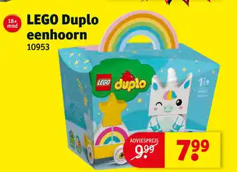 Kruidvat LEGO Duplo eenhoorn 10953 aanbieding