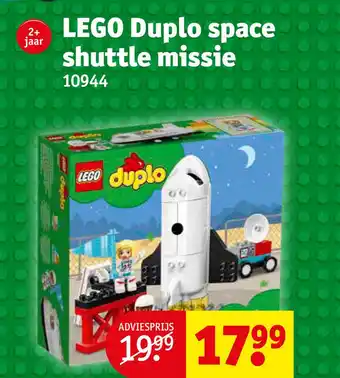 Kruidvat LEGO Duplo space shuttle missie 10944 aanbieding