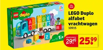 Kruidvat LEGO Duplo alfabet vrachtwagen 10915 aanbieding