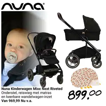 Van Asten BabySuperstore Nuna Kinderwagen Mixx Next Riveted aanbieding