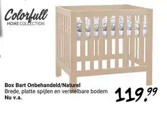 Van Asten BabySuperstore Colorfull Home Collection Box Bart aanbieding