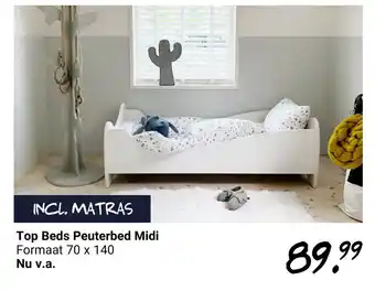 Van Asten BabySuperstore Top Beds Peuterbed Midi 70*140 cm aanbieding