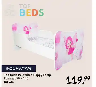 Van Asten BabySuperstore Top Beds Peuterbed Happy Feetje 70*140 cm aanbieding