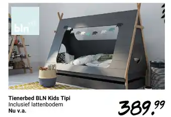 Van Asten BabySuperstore BLN Kids Tienerbed Tipi grey aanbieding