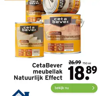 GAMMA CetaBever meubellak Natuurlijk Effect 750 ml aanbieding