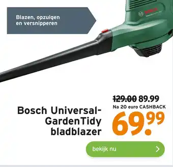 GAMMA Bosch Universal- GardenTidy bladblazer aanbieding