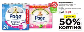 PLUS Page toiletpapier aanbieding