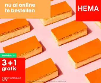 HEMA Oranje tompouce aanbieding