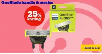 Bol.com OneBlade handle & mesjes aanbieding