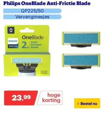 Bol.com Philips OneBlade Anti-Frictie Blade aanbieding