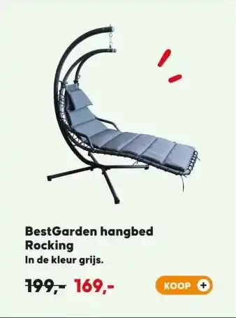 Boerenbond BestGarden hangbed Rocking aanbieding