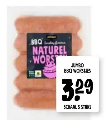 Jumbo BBQ WORSTJES SCHAAL 5 STUKS aanbieding