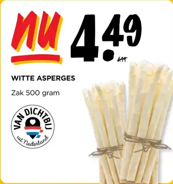 Jumbo WITTE ASPERGES Zak 500 gram aanbieding