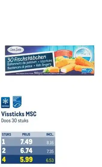 Makro Vissticks MSC aanbieding