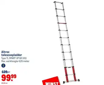 Makro Altrex telescoopladder aanbieding