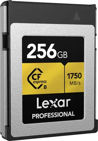 Coolblue Lexar Professional GOLD 256GB CFexpress Type B aanbieding