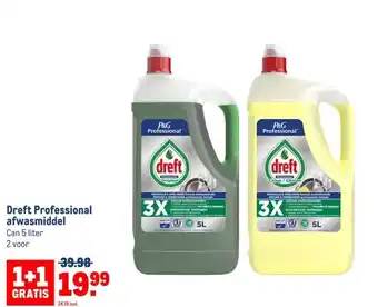 Makro Dreft Professional afwasmiddel aanbieding