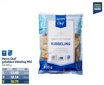 Makro Metro Chef gebakken kibbeling MSC aanbieding