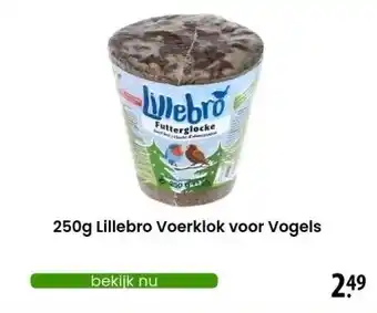 Zooplus 250g Lillebro Voerklok voor Vogels aanbieding