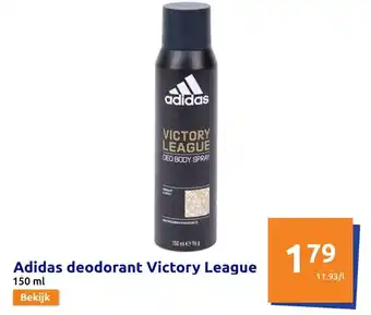 Action Adidas deodorant Victory League aanbieding