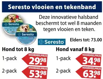 Huisdier Voordeelshop Seresto vlooien en tekenband aanbieding