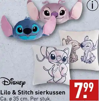 ALDI Lilo & Stitch sierkussen aanbieding