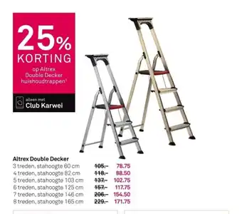 Karwei Altrex Double Decker aanbieding