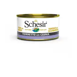 Pets Place Schesir Kat Blik Ocean - Kattenvoer - Tonijn Tandbaars 85 g aanbieding