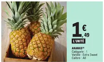 Lidl ANANAS aanbieding