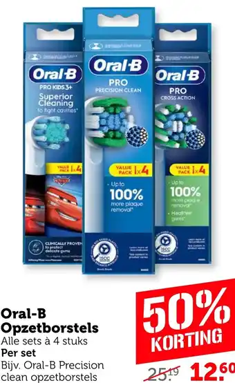 Coop Oral-B Opzetborstels aanbieding