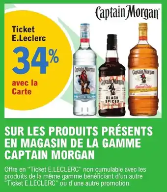 Lidl SUR LES PRODUITS PRÉSENTS EN MAGASIN DE LA GAMME CAPTAIN MORGAN aanbieding