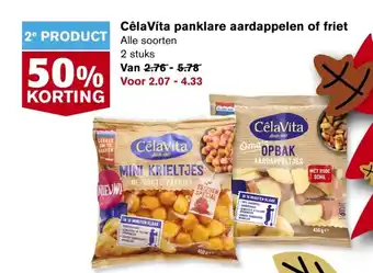 Hoogvliet CelaVita panklare aardappelen of friet aanbieding