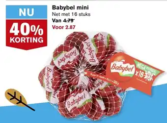 Hoogvliet Babybel mini aanbieding