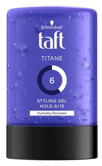 De Online Drogist Schwarzkopf Taft Titane Styling Gel Hold 6/15 aanbieding