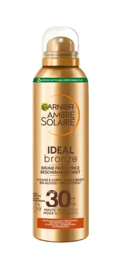De Online Drogist Garnier Ambre Solaire Ideal Bronze Beschermende Mist SPF 30 aanbieding