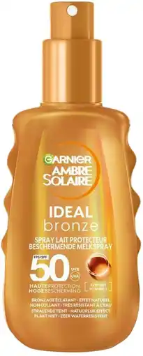 De Online Drogist Garnier Ambre Solaire Ideal Bronze Beschermende Melkspray ?SPF 50 aanbieding