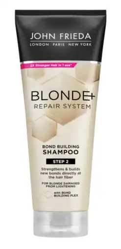 De Online Drogist John Frieda Blonde+ Repair System Shampoo aanbieding