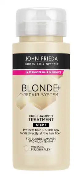 De Online Drogist John Frieda Blonde+ Repair System Pre-Shampoo Treatment aanbieding