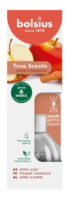 De Online Drogist Bolsius True Scents Appel Kaneel Geurstokjes aanbieding