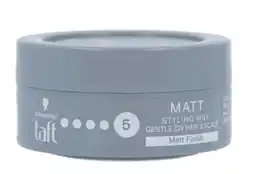 De Online Drogist Schwarzkopf Taft Styling Wax Matt aanbieding