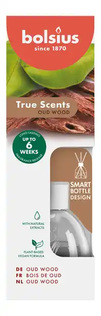 De Online Drogist Bolsius True Scents Oud Wood Geurstokjes aanbieding