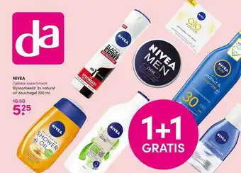 DA Nivea 1+1 Gratis aanbieding