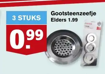 Hoogvliet Gootsteenzeefje aanbieding